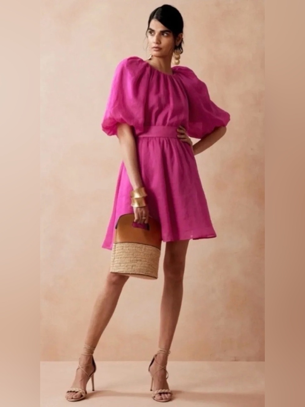 Banana Republic Vibrant Pink Dress